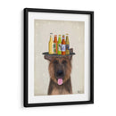 Amante De La Cerveza Del Pastor Alemán - Fab Funky | Cuadro decorativo de Canvas Lab