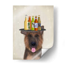 Amante De La Cerveza Del Pastor Alemán - Fab Funky | Cuadro decorativo de Canvas Lab