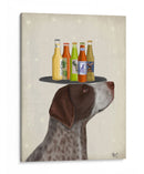 Alemán Puntero De Pelo Corto Helado Helado Cerveza Amante - Fab Funky | Cuadro decorativo de Canvas Lab