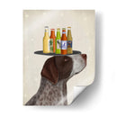 Alemán Puntero De Pelo Corto Helado Helado Cerveza Amante - Fab Funky | Cuadro decorativo de Canvas Lab