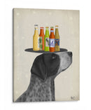 Helado De Puntero De Pelo Corto Alemán, Amante De La Cerveza Negra - Fab Funky | Cuadro decorativo de Canvas Lab