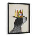 Helado De Puntero De Pelo Corto Alemán, Amante De La Cerveza Negra - Fab Funky | Cuadro decorativo de Canvas Lab