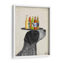 Helado De Puntero De Pelo Corto Alemán, Amante De La Cerveza Negra - Fab Funky | Cuadro decorativo de Canvas Lab