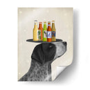 Helado De Puntero De Pelo Corto Alemán, Amante De La Cerveza Negra - Fab Funky | Cuadro decorativo de Canvas Lab