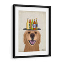 Golden Retriever Beer Lover - Fab Funky | Cuadro decorativo de Canvas Lab