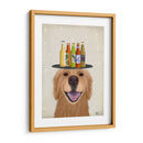Golden Retriever Beer Lover - Fab Funky | Cuadro decorativo de Canvas Lab