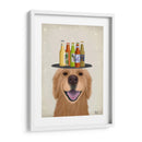Golden Retriever Beer Lover - Fab Funky | Cuadro decorativo de Canvas Lab