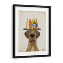 Great Dane Tan Beer Lover - Fab Funky | Cuadro decorativo de Canvas Lab