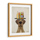 Great Dane Tan Beer Lover - Fab Funky | Cuadro decorativo de Canvas Lab