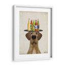 Great Dane Tan Beer Lover - Fab Funky | Cuadro decorativo de Canvas Lab