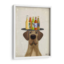 Great Dane Tan Beer Lover - Fab Funky | Cuadro decorativo de Canvas Lab