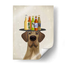 Great Dane Tan Beer Lover - Fab Funky | Cuadro decorativo de Canvas Lab