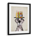 Great Dane Harlequin Cerveza Amante - Fab Funky | Cuadro decorativo de Canvas Lab