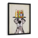 Great Dane Harlequin Cerveza Amante - Fab Funky | Cuadro decorativo de Canvas Lab