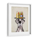 Great Dane Harlequin Cerveza Amante - Fab Funky | Cuadro decorativo de Canvas Lab