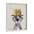 Great Dane Harlequin Cerveza Amante - Fab Funky | Cuadro decorativo de Canvas Lab