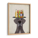 Great Dane Blue Beer Lover - Fab Funky | Cuadro decorativo de Canvas Lab