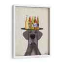 Great Dane Blue Beer Lover - Fab Funky | Cuadro decorativo de Canvas Lab