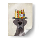 Great Dane Blue Beer Lover - Fab Funky | Cuadro decorativo de Canvas Lab