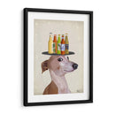 Greyhound Tan Beer Lover - Fab Funky | Cuadro decorativo de Canvas Lab