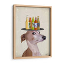 Greyhound Tan Beer Lover - Fab Funky | Cuadro decorativo de Canvas Lab