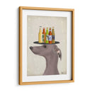 Greyhound Gray Beer Lover - Fab Funky | Cuadro decorativo de Canvas Lab