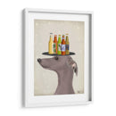 Greyhound Gray Beer Lover - Fab Funky | Cuadro decorativo de Canvas Lab