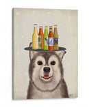 Husky 1 Cerveza Amante - Fab Funky | Cuadro decorativo de Canvas Lab