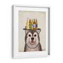 Husky 1 Cerveza Amante - Fab Funky | Cuadro decorativo de Canvas Lab