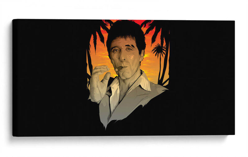 Scarface Sun | Cuadro decorativo de Canvas Lab