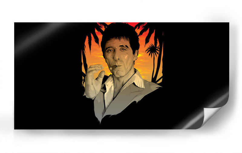 Scarface Sun | Cuadro decorativo de Canvas Lab
