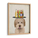 Labradoodle Gold 1 Cerveza Amante - Fab Funky | Cuadro decorativo de Canvas Lab