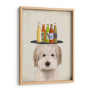 Labradoodle Crema Cerveza Amante - Fab Funky | Cuadro decorativo de Canvas Lab