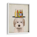 Labradoodle Crema Cerveza Amante - Fab Funky | Cuadro decorativo de Canvas Lab