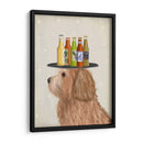 Labradoodle Gold 2 Beer Lover - Fab Funky | Cuadro decorativo de Canvas Lab