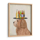 Labradoodle Gold 2 Beer Lover - Fab Funky | Cuadro decorativo de Canvas Lab