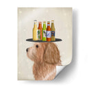 Labradoodle Gold 2 Beer Lover - Fab Funky | Cuadro decorativo de Canvas Lab