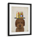 Labradoodle Marrón 1 Amante De La Cerveza - Fab Funky | Cuadro decorativo de Canvas Lab