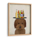 Labradoodle Marrón 1 Amante De La Cerveza - Fab Funky | Cuadro decorativo de Canvas Lab