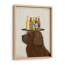 Labradoodle Marrón 2 Cerveza Amante - Fab Funky | Cuadro decorativo de Canvas Lab