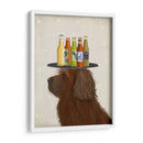 Labradoodle Marrón 2 Cerveza Amante - Fab Funky | Cuadro decorativo de Canvas Lab