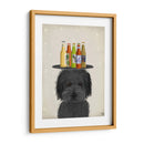 Labradoodle Negro 1 Cerveza Amante - Fab Funky | Cuadro decorativo de Canvas Lab