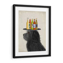Labradoodle Negro 2 Cerveza Amante - Fab Funky | Cuadro decorativo de Canvas Lab