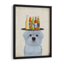 Treanfoundland Beer Lover - Fab Funky | Cuadro decorativo de Canvas Lab