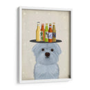 Treanfoundland Beer Lover - Fab Funky | Cuadro decorativo de Canvas Lab