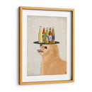 Caniche Blanco Cerveza Amante - Fab Funky | Cuadro decorativo de Canvas Lab