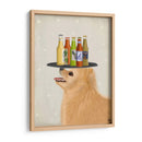 Caniche Blanco Cerveza Amante - Fab Funky | Cuadro decorativo de Canvas Lab