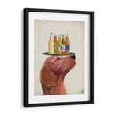 Setter Rojo Amante De La Cerveza - Fab Funky | Cuadro decorativo de Canvas Lab