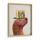 Setter Rojo Amante De La Cerveza - Fab Funky | Cuadro decorativo de Canvas Lab