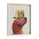 Setter Rojo Amante De La Cerveza - Fab Funky | Cuadro decorativo de Canvas Lab